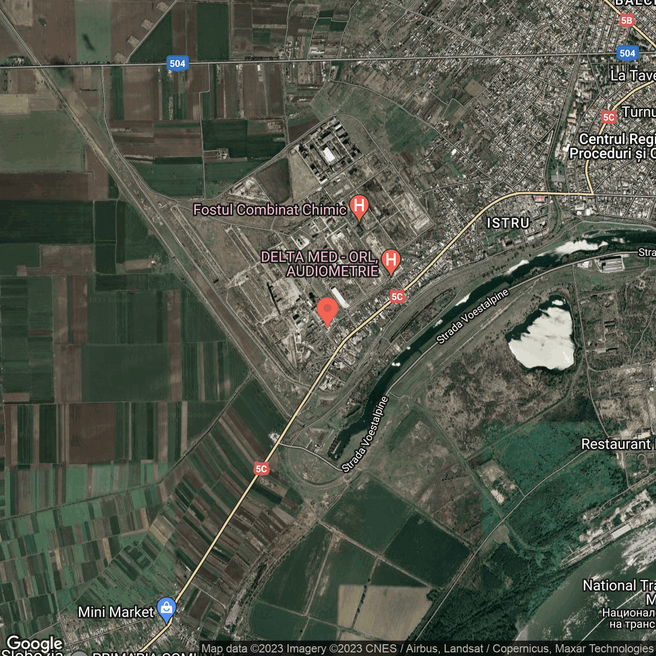 Poza harta hybrid, zoom 14, adresa Giurgiu, , judetul