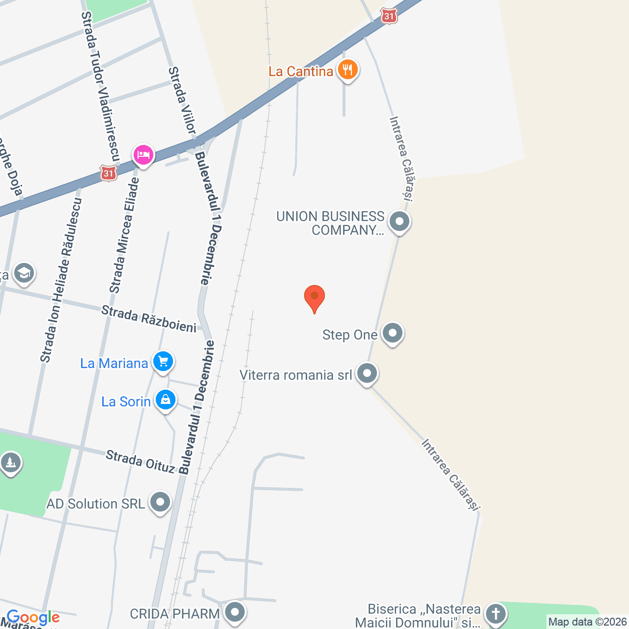 Poza harta streetview, zoom 16, adresa Oltenița, Intrarea Călărași, nr. 6,, , judetul