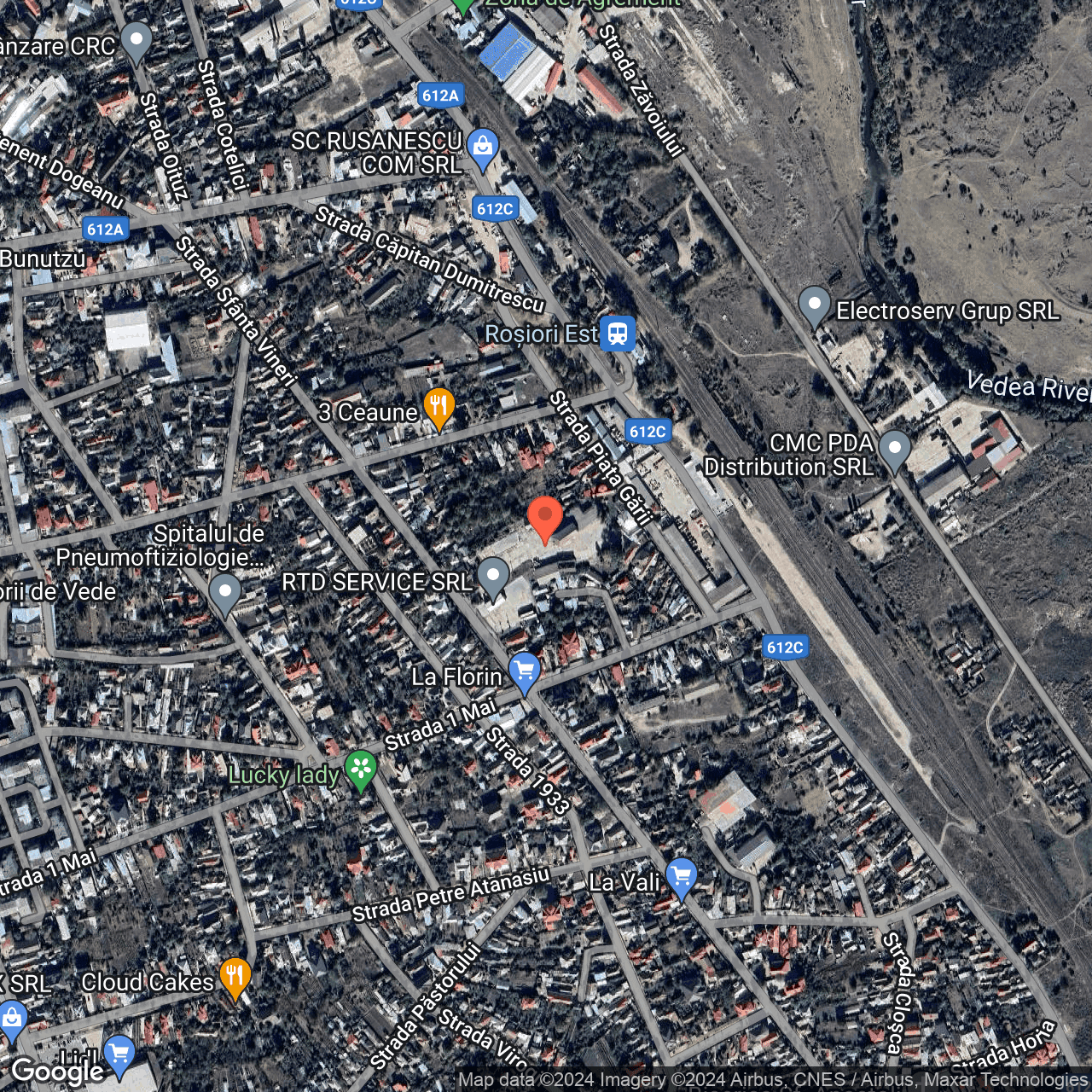 Poza harta hybrid, zoom 16, adresa Bulevardul Sf. Vineri Rosiori de Vede, judet Teleorman, , judetul