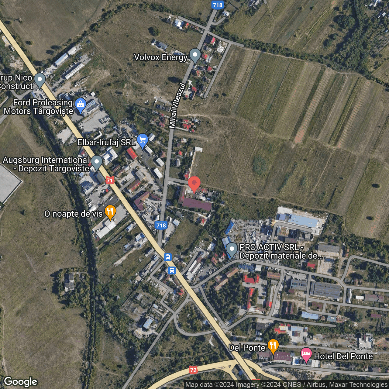 Poza harta hybrid, zoom 16, adresa str. Mihai Viteazul Viforata Aninoasa, , judetul