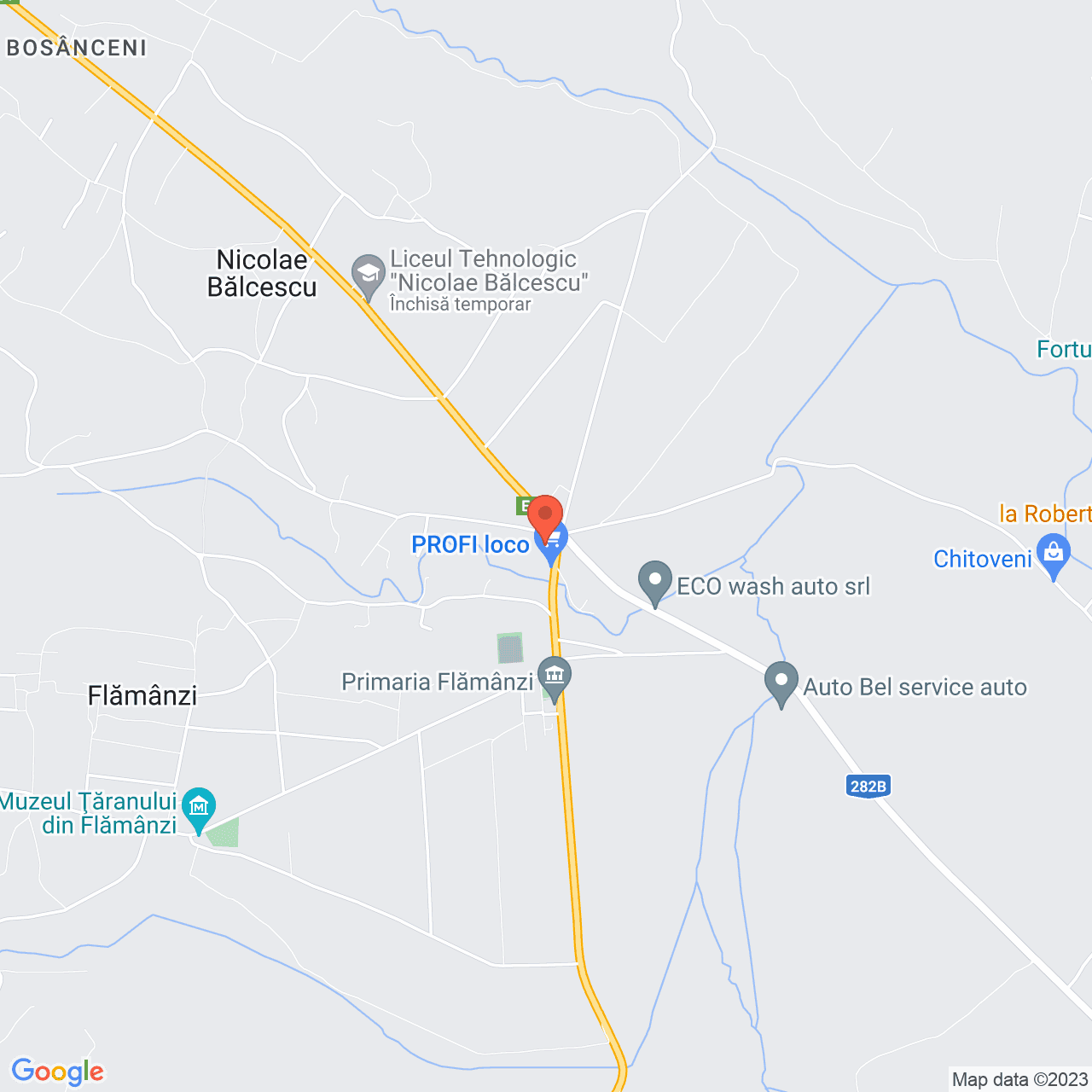 Poza harta streetview, zoom 14, adresa Nicolae Bălcescu, oraș Flămănzi, , judetul