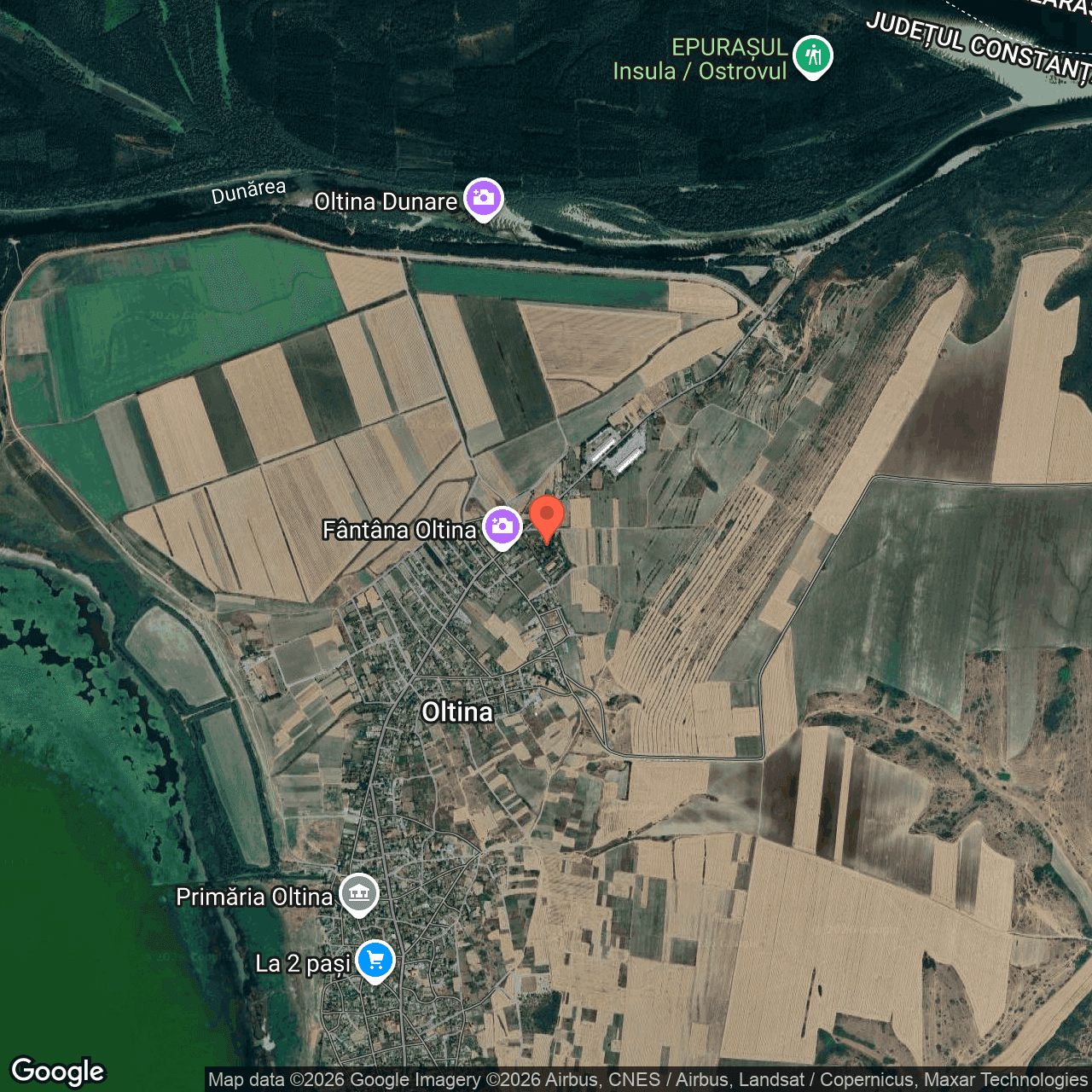 Poza harta hybrid, zoom 14, adresa Oltina Constanta, , judetul