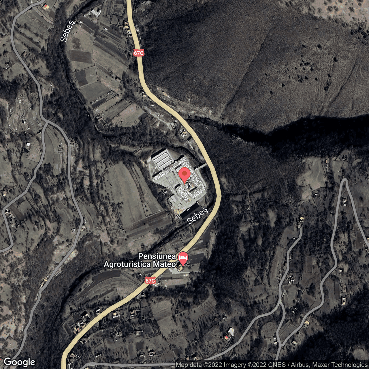 Poza harta hybrid, zoom 16, adresa Sasciori, judetul Alba