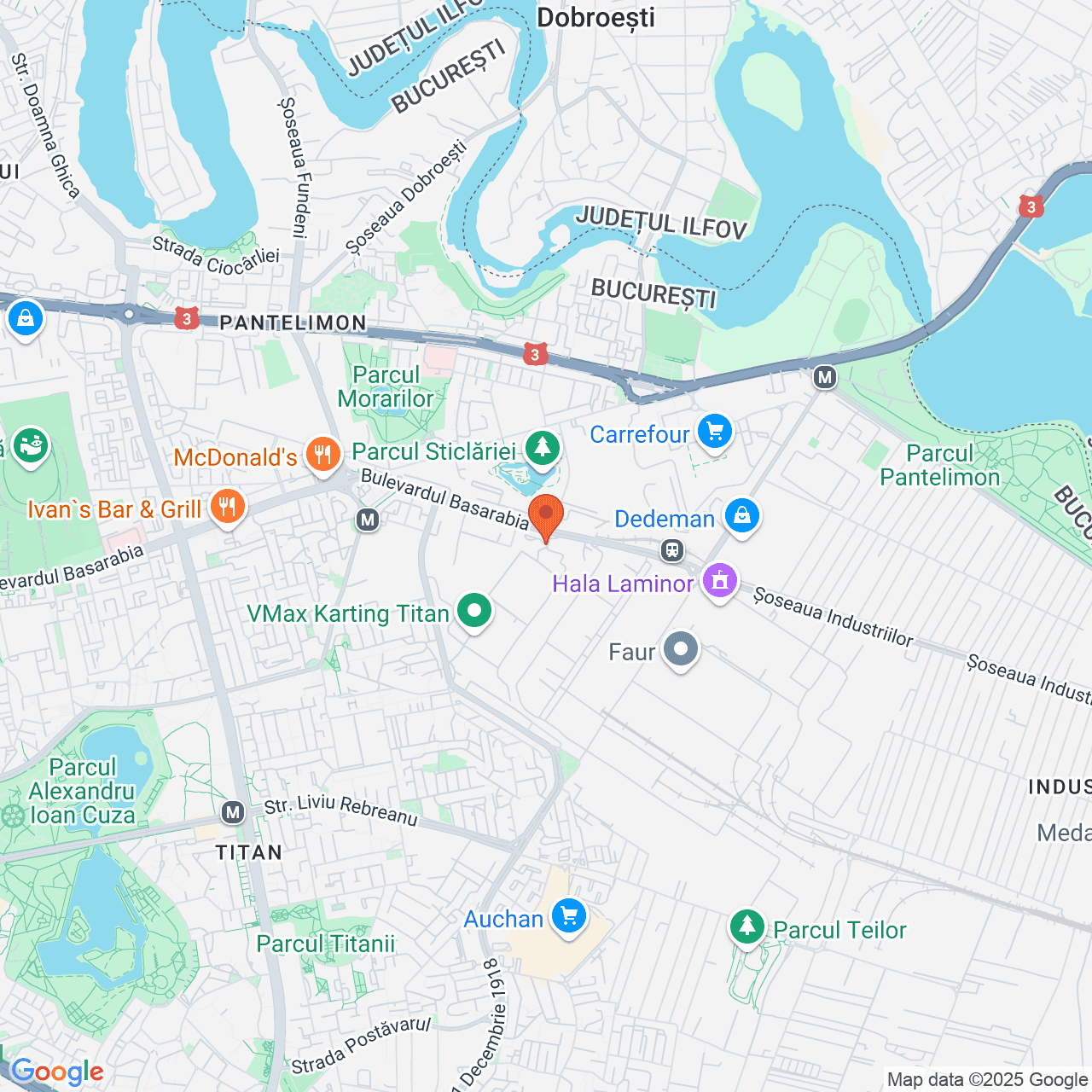 Poza harta streetview, zoom 14, adresa București, B-dul Basarabia, Nr. 250, Sectorul 3, , judetul