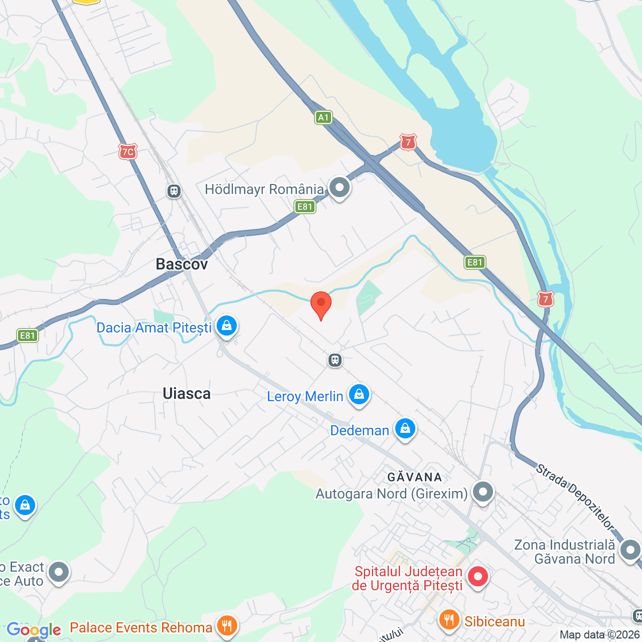 Poza harta streetview, zoom 14, adresa Strada Constantin Dobrogeanu Gherea, Pitesti, , judetul