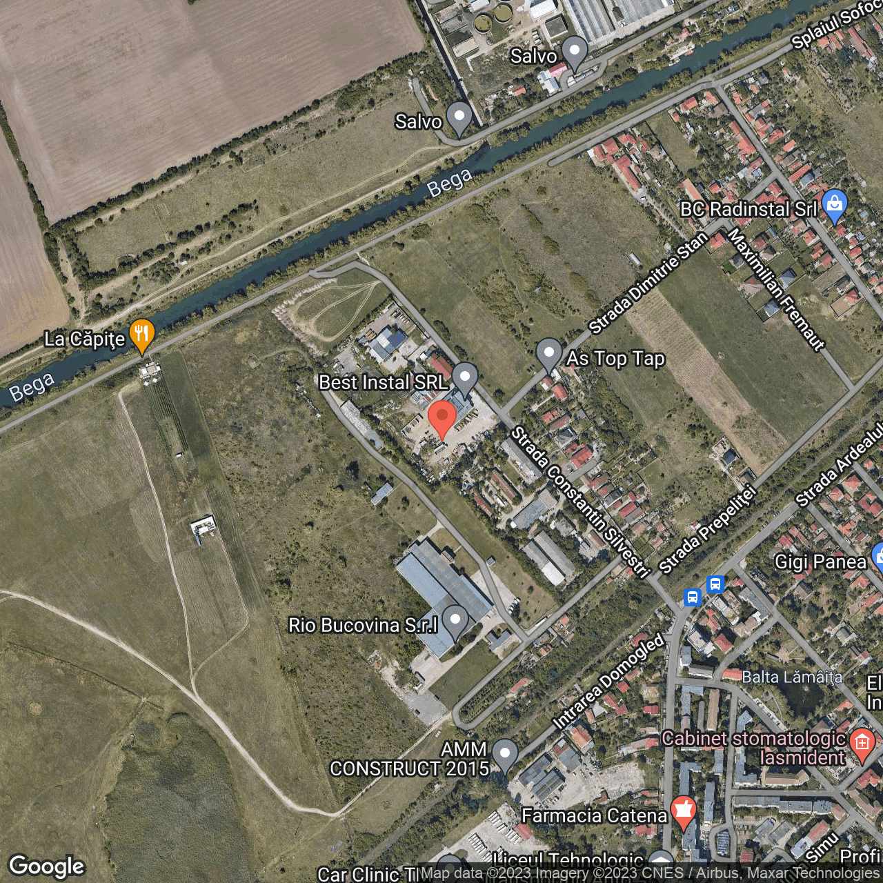 Poza harta hybrid, zoom 16, adresa Timsioara, str.Silvestri, nr.7, , judetul