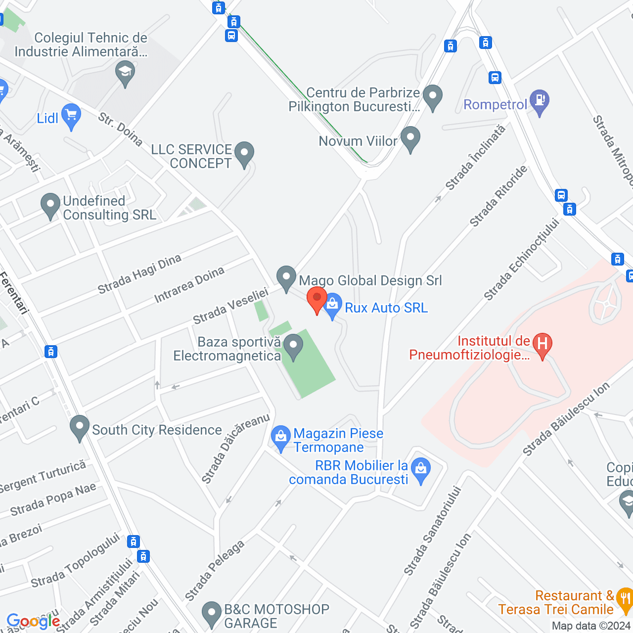 Poza harta streetview, zoom 16, adresa str. Veseliei nr.5A, Sector 5, București, , judetul