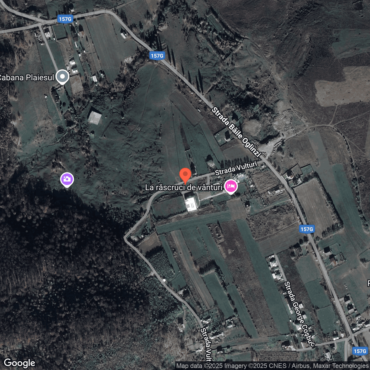 Poza harta hybrid, zoom 16, adresa str. Baile Oglinzi, orașul Targu Neamt, judetul Neamt, , judetul