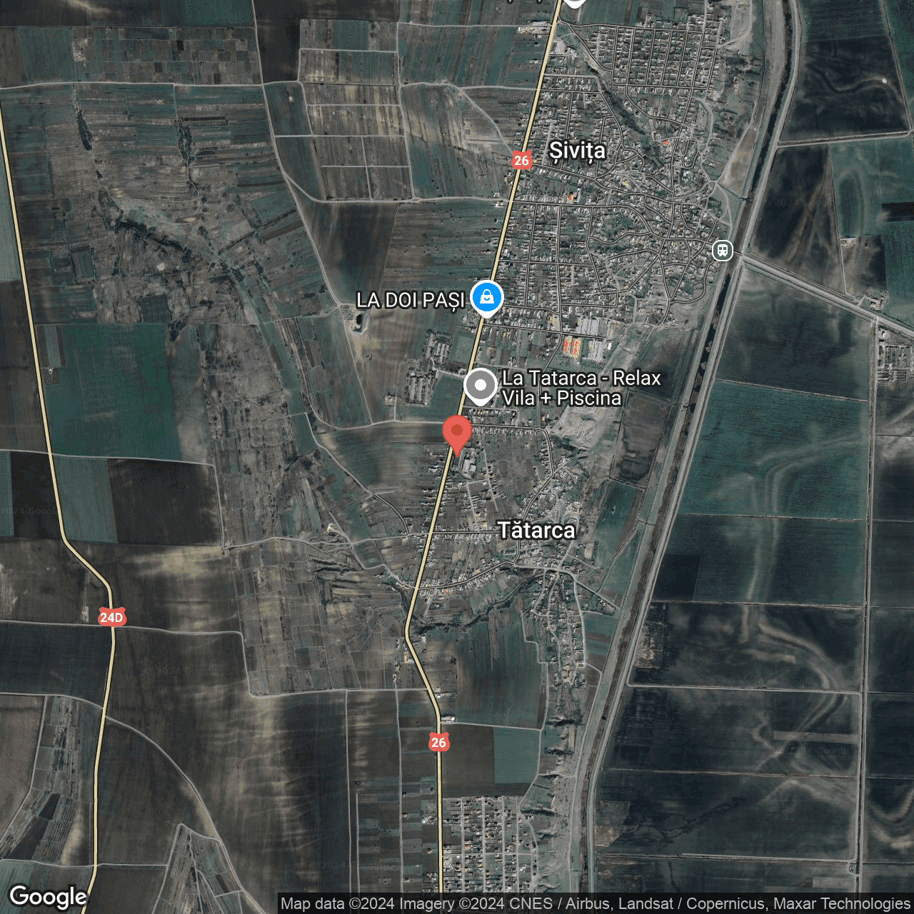 Poza harta hybrid, zoom 14, adresa Șivița, Com. Tulucești, , judetul