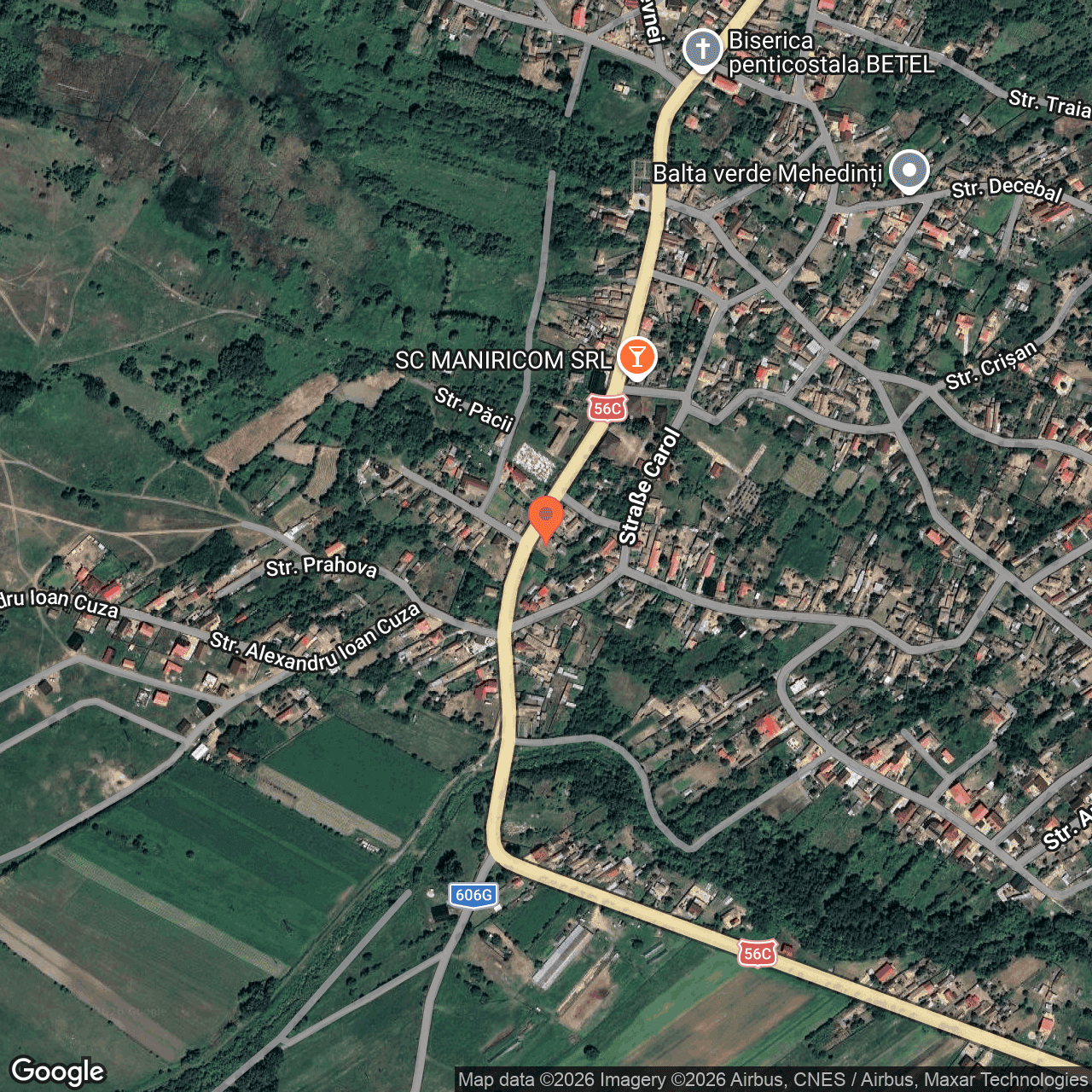 Poza harta hybrid, zoom 16, adresa Balta Verde, comuna Gogosu, judet Mehedinti, , judetul