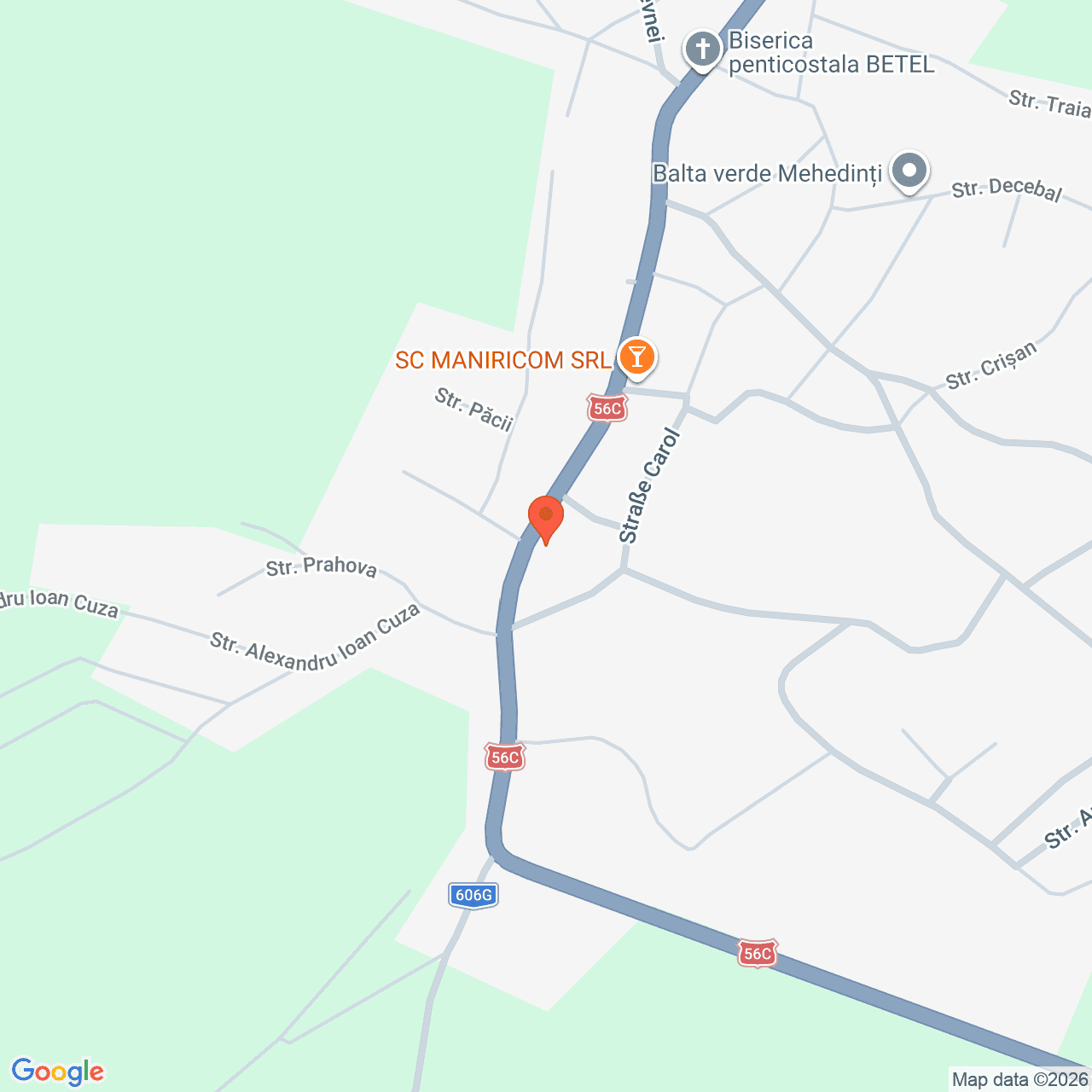 Poza harta streetview, zoom 16, adresa Balta Verde, comuna Gogosu, judet Mehedinti, , judetul