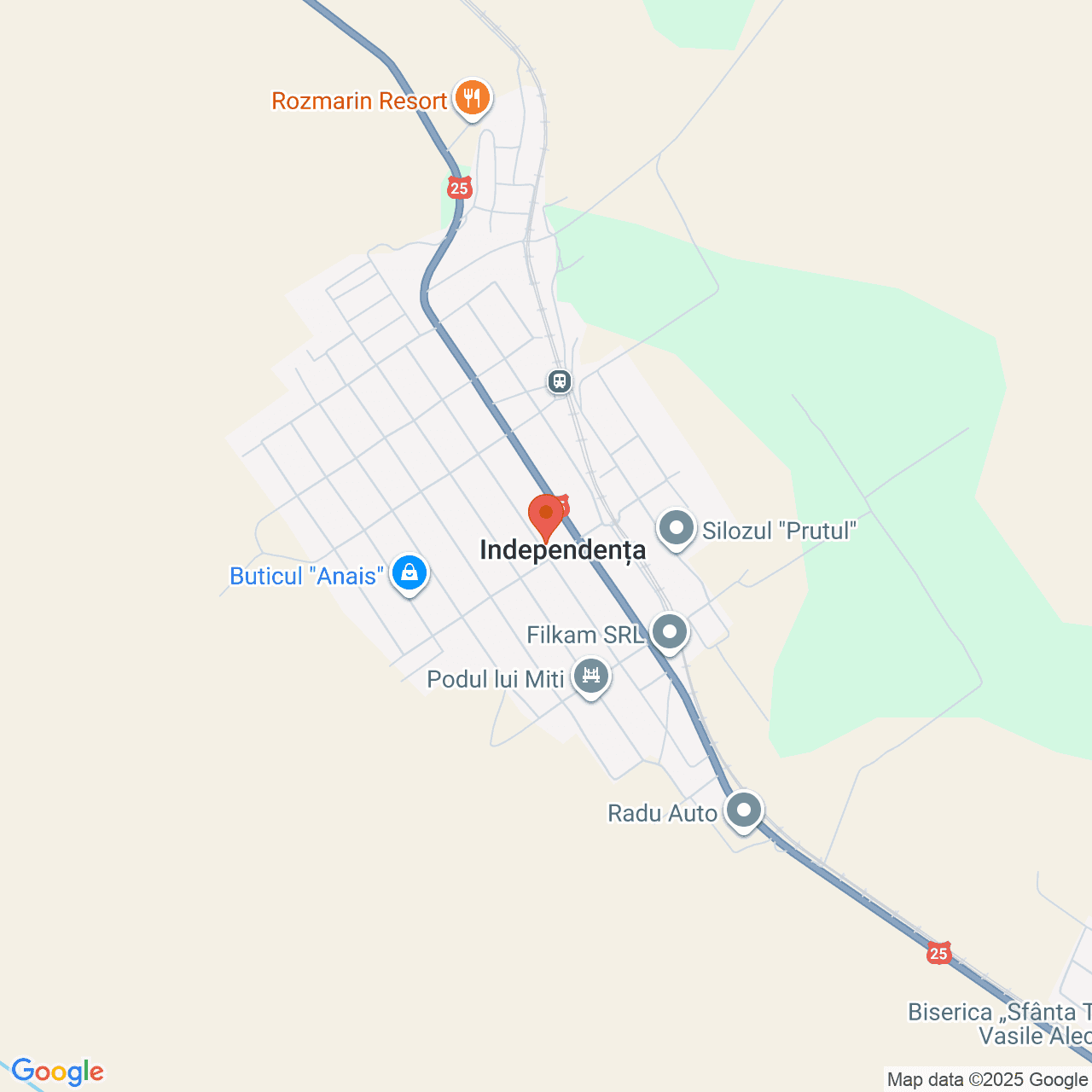 Poza harta streetview, zoom 14, adresa Independența, strada Mihail Eminescu nr. 78A, , judetul