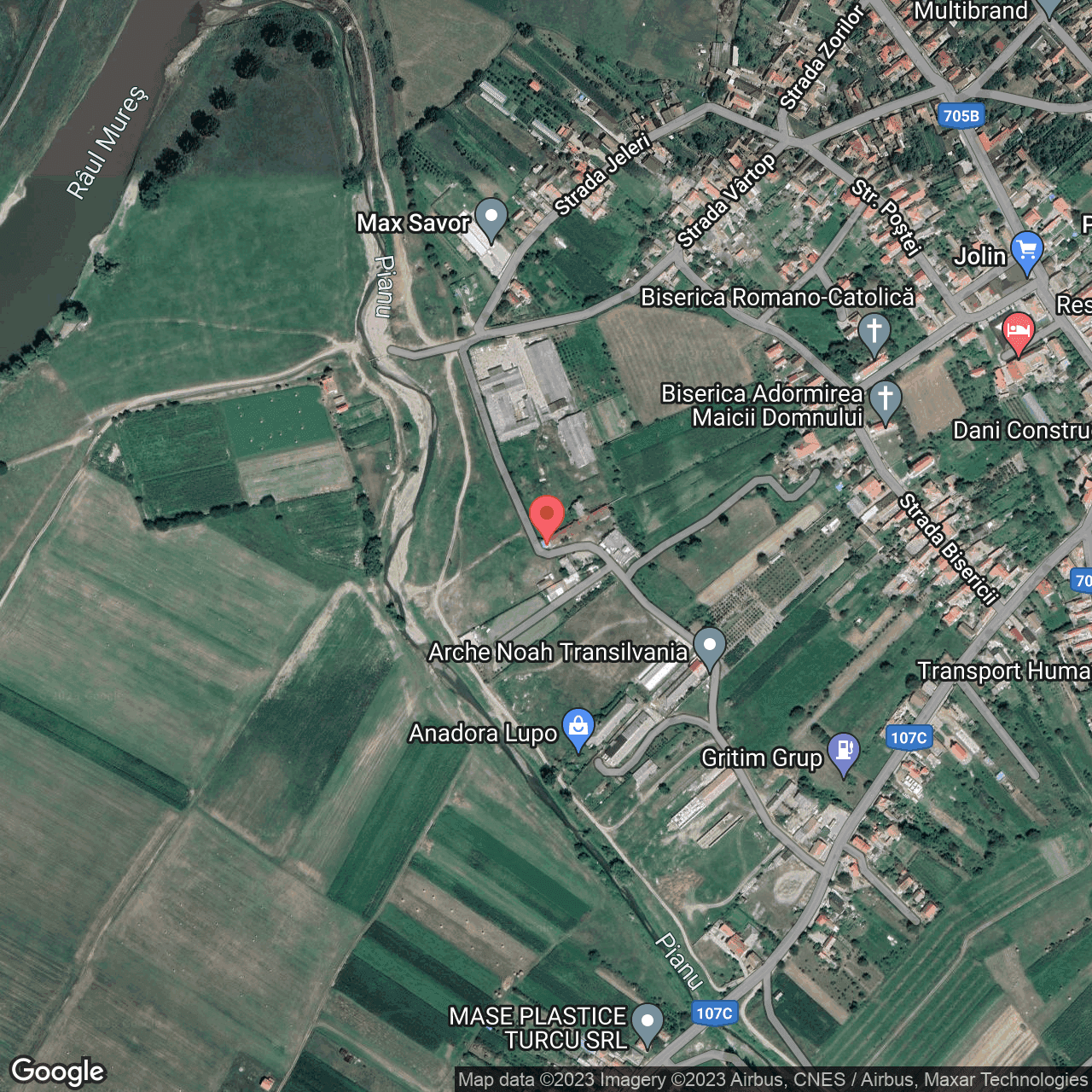 Poza harta hybrid, zoom 16, adresa Vințu de Jos, , judetul