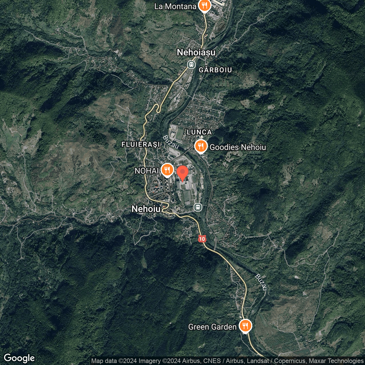 Poza harta hybrid, zoom 14, adresa Nehoiu, Str. 1 Decembrie 1918, nr. 8, , judetul