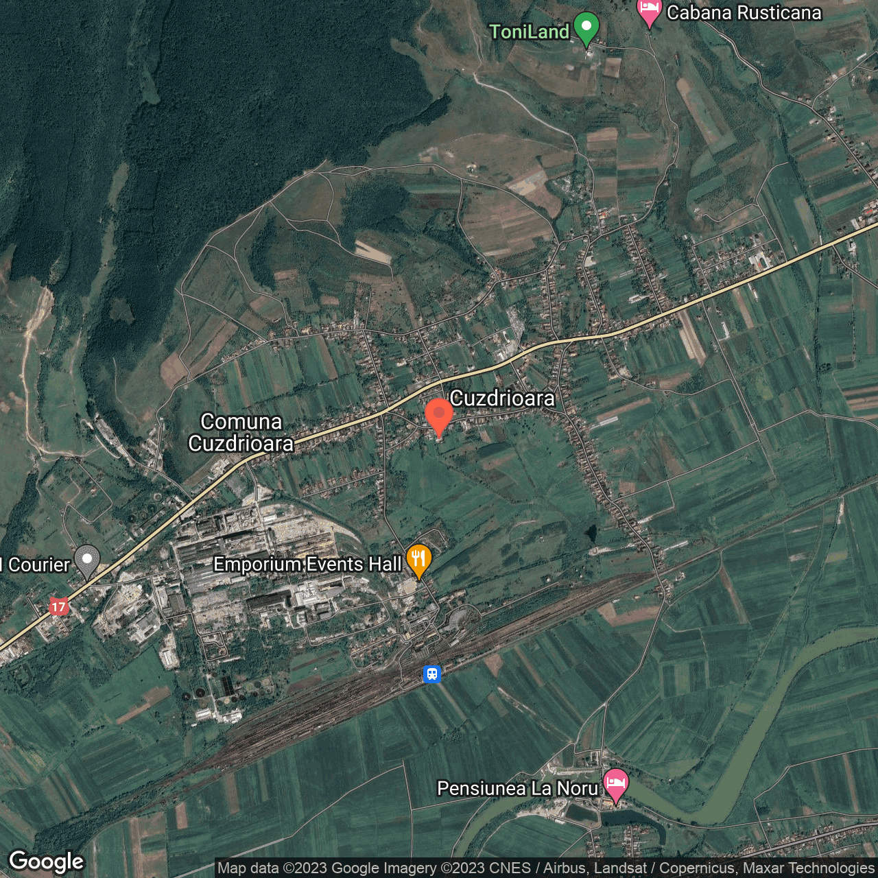 Poza harta hybrid, zoom 14, adresa Cuzdrioara, , judetul