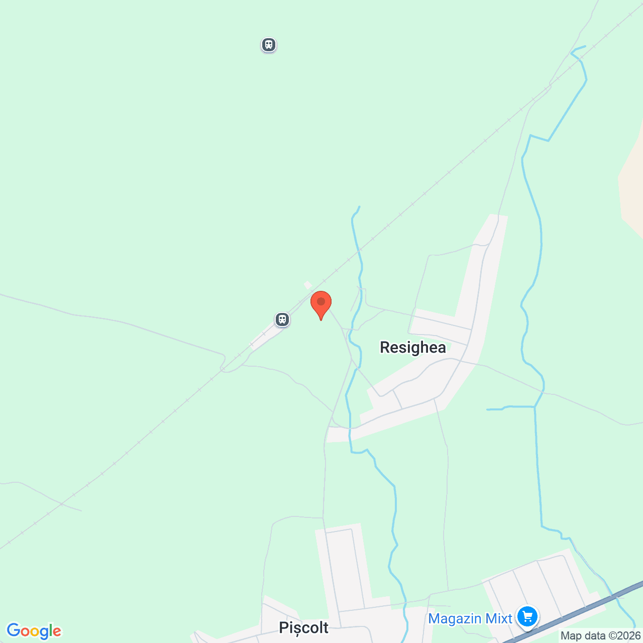 Poza harta streetview, zoom 14, adresa Resighea Piscolt Satu Mare, , judetul