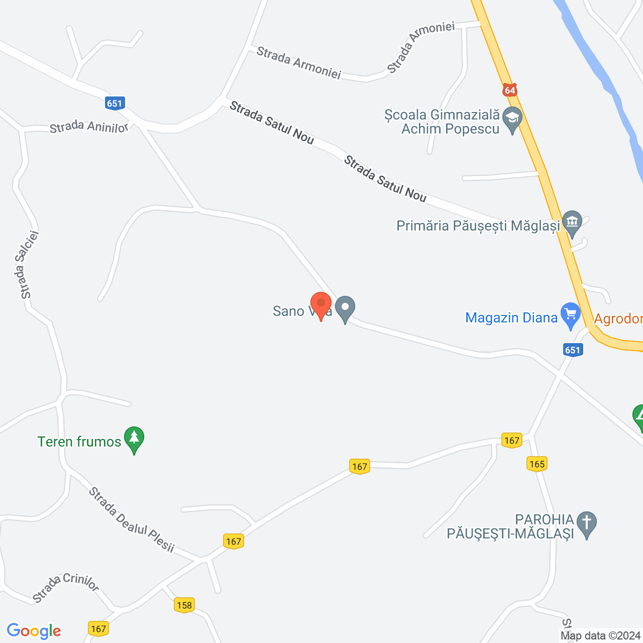 Poza harta streetview, zoom 16, adresa Pausesti Maglasi, Valcea, , judetul