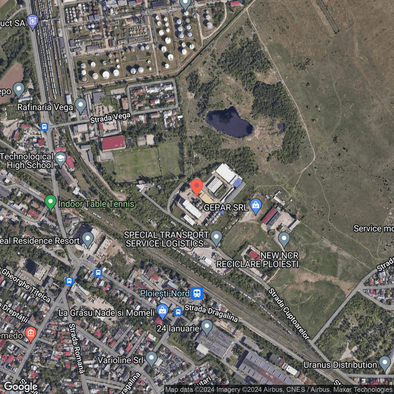 Poza harta hybrid, zoom 16, adresa Ploiești, str.Cuptoarelor, nr.2, , judetul