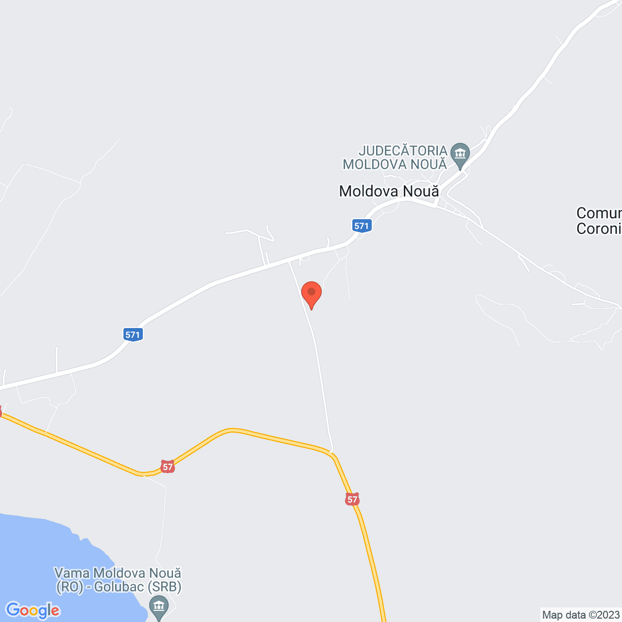 Poza harta streetview, zoom 14, adresa Moldova Noua, , judetul