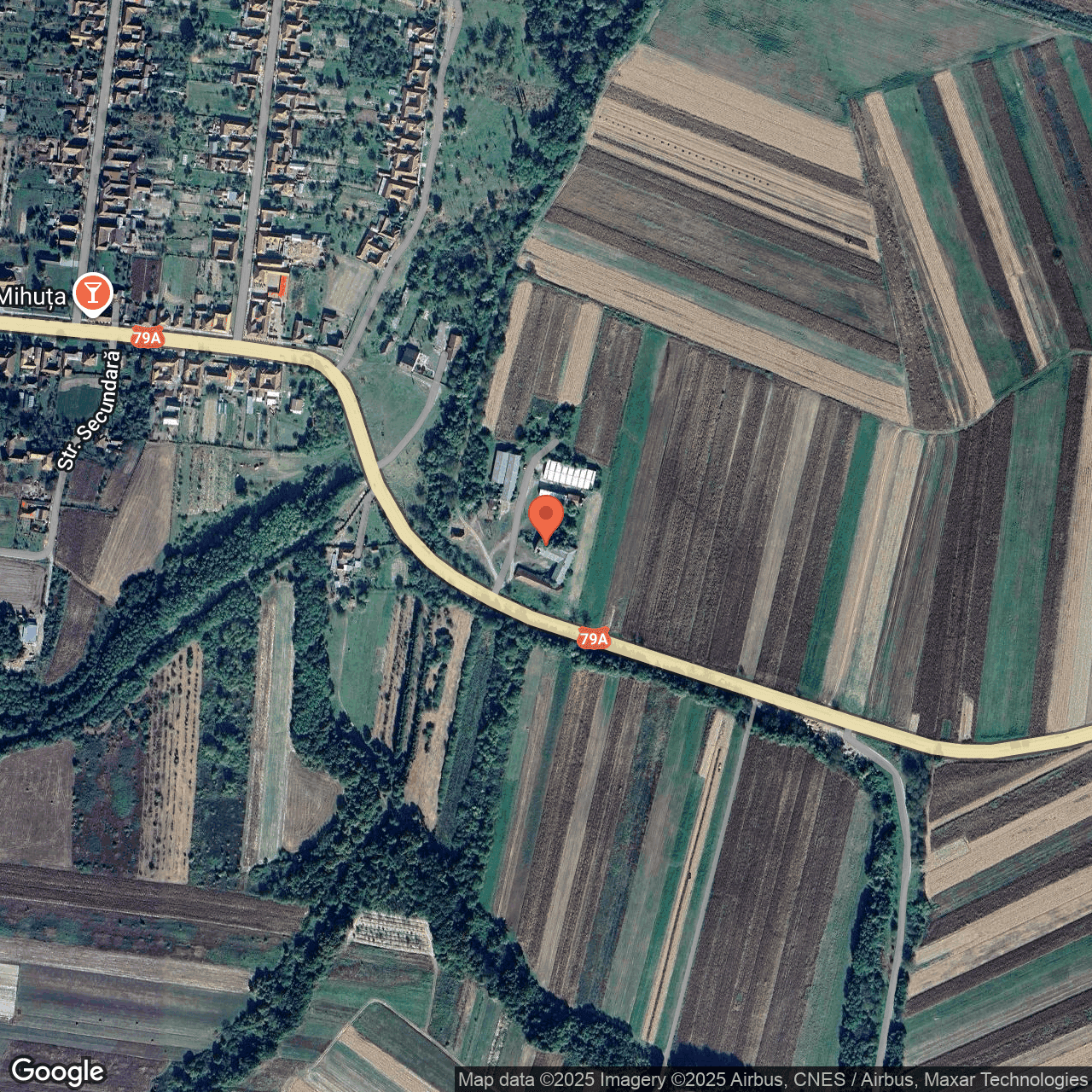 Poza harta hybrid, zoom 16, adresa Bontesti, comuna Gurahont judet Arad, , judetul