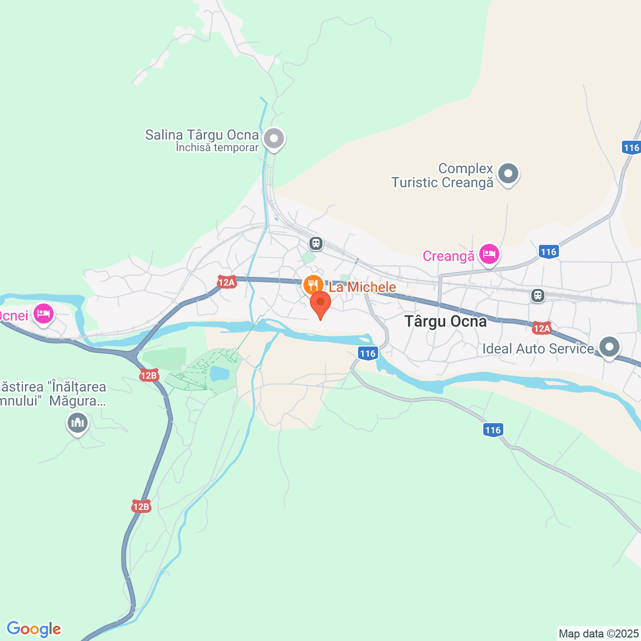 Poza harta streetview, zoom 14, adresa strada Tudor Vladimirescu, Târgu Ocna, , judetul