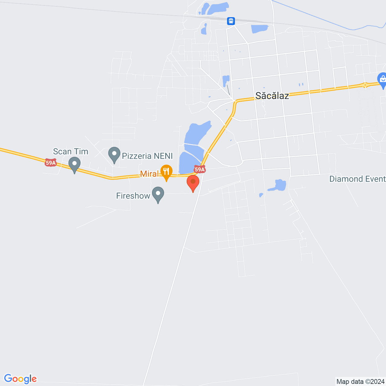 Poza harta streetview, zoom 14, adresa Sacalaz, str. Constructorilor, nr.1, , judetul