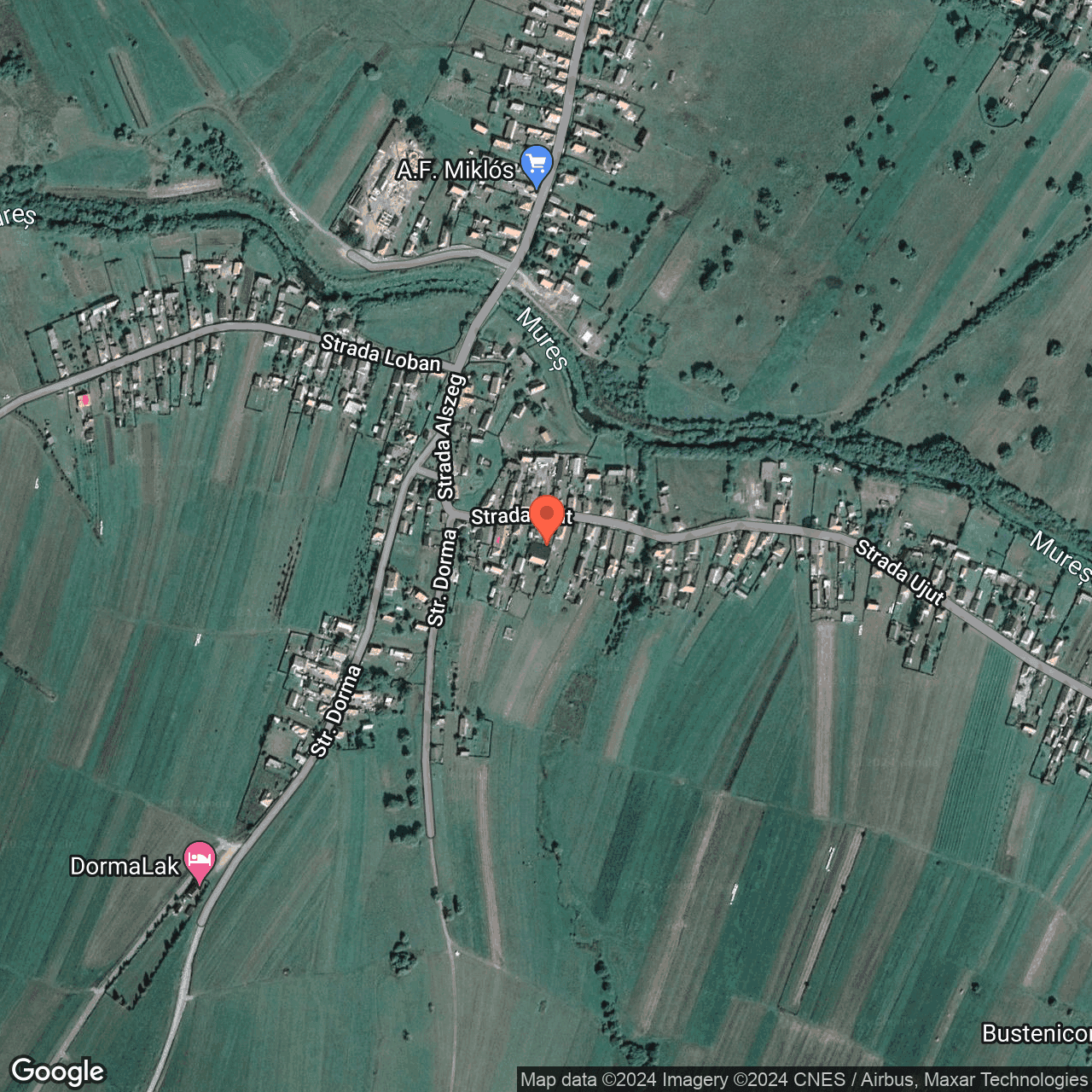 Poza harta hybrid, zoom 16, adresa Suseni, jud. Harghita, , judetul