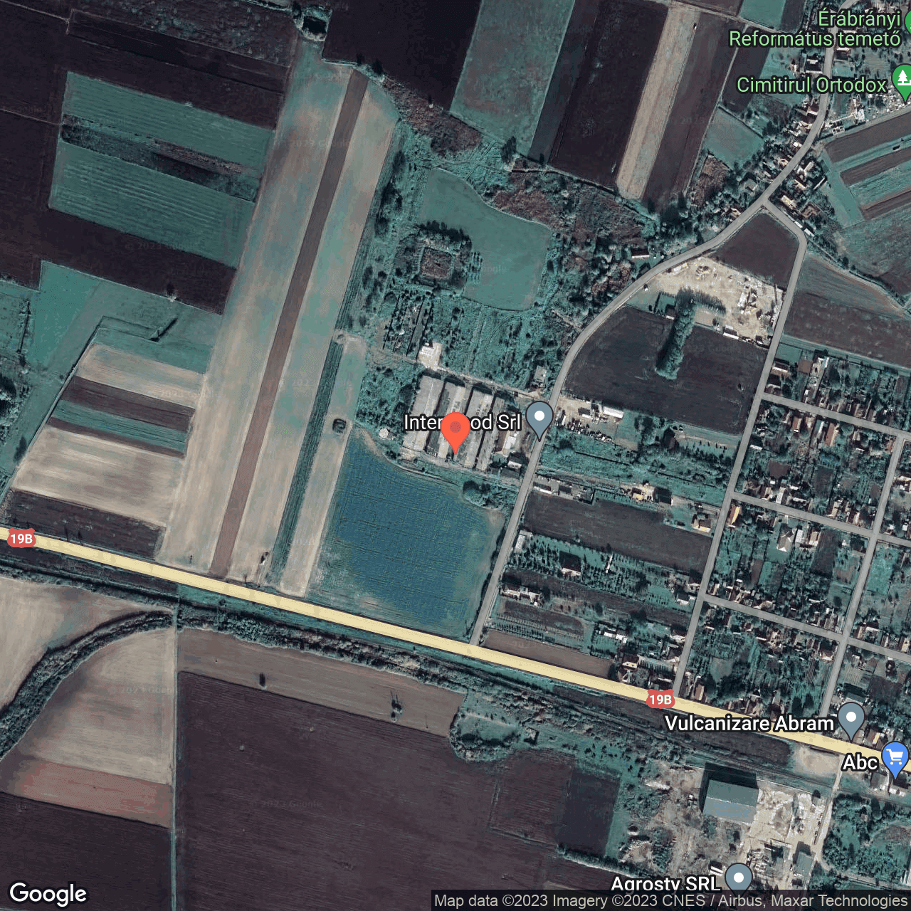 Poza harta hybrid, zoom 16, adresa Abram, , judetul