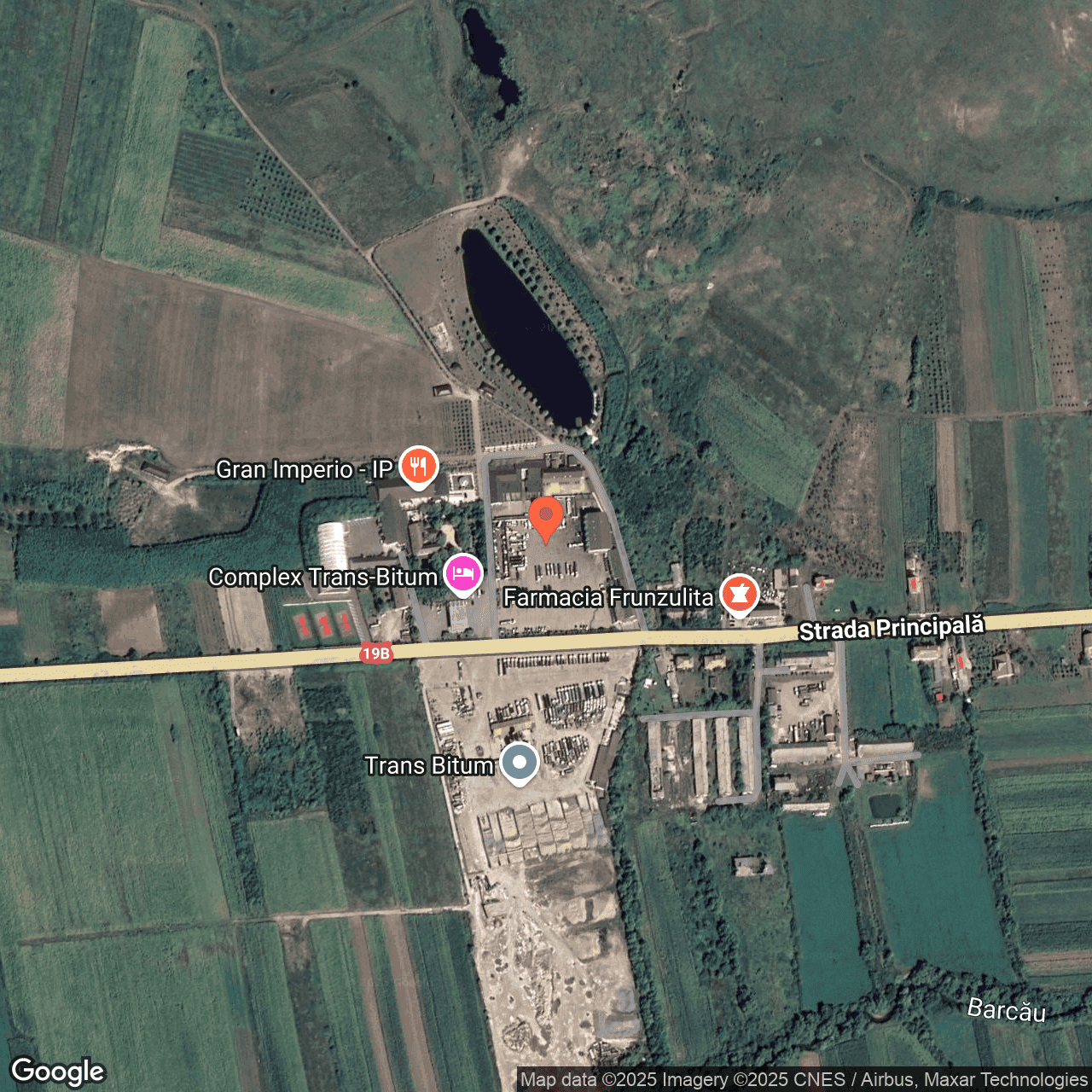 Poza harta hybrid, zoom 16, adresa Ip Salaj, , judetul