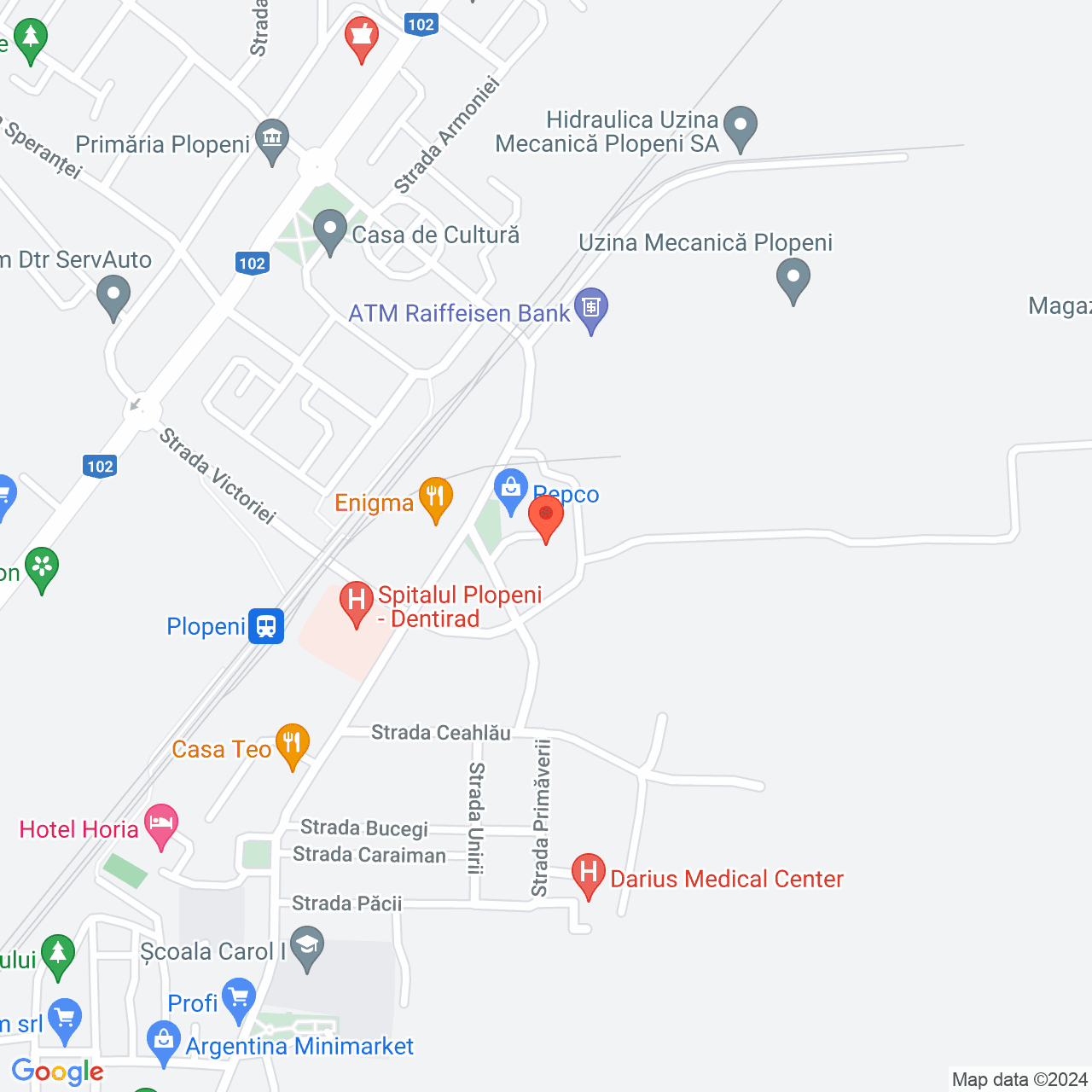 Poza harta streetview, zoom 16, adresa Plopeni, Prahova, , judetul