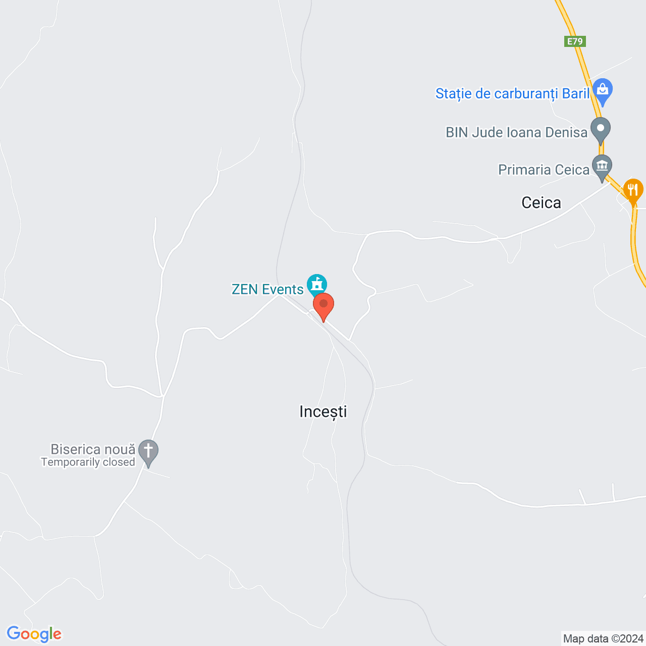 Poza harta streetview, zoom 14, adresa Ceica, , judetul