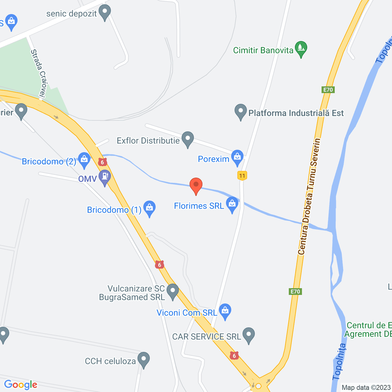 Poza harta streetview, zoom 16, adresa Strada Banovitei nr. 3, Municipiul Drobeta Turnu Severin, , judetul