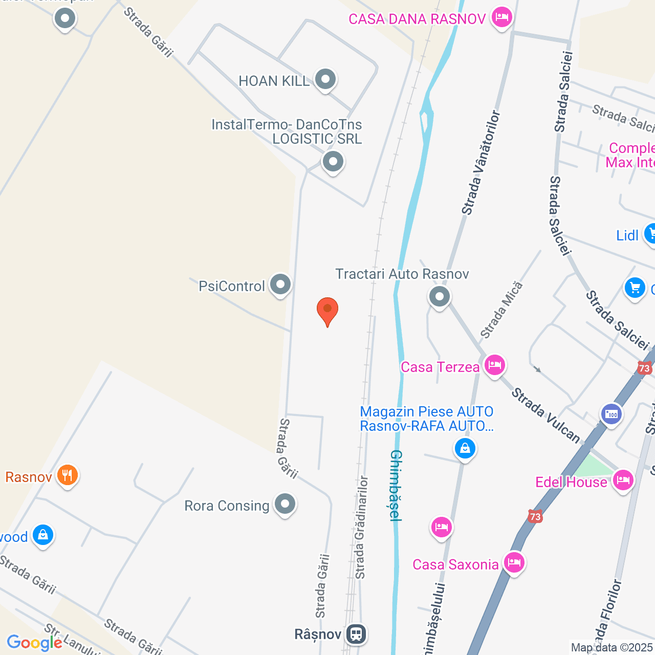 Poza harta streetview, zoom 16, adresa Râşnov, str. Gării nr.6, , judetul