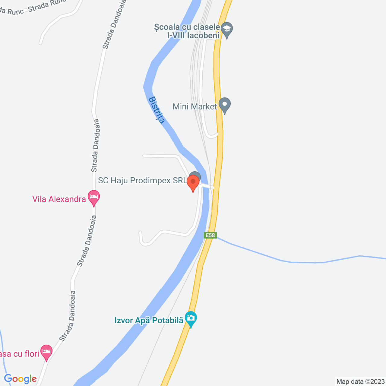 Poza harta streetview, zoom 16, adresa Iacobeni, , judetul