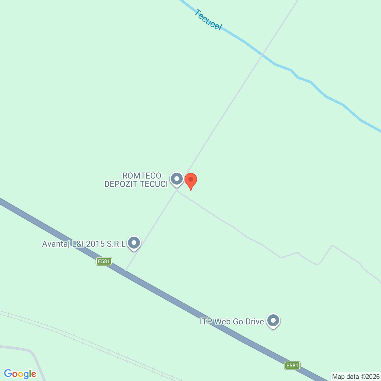 Poza harta streetview, zoom 16, adresa Soseaua Tecuci-Nicorești, km 5, judeţul Galați, , judetul
