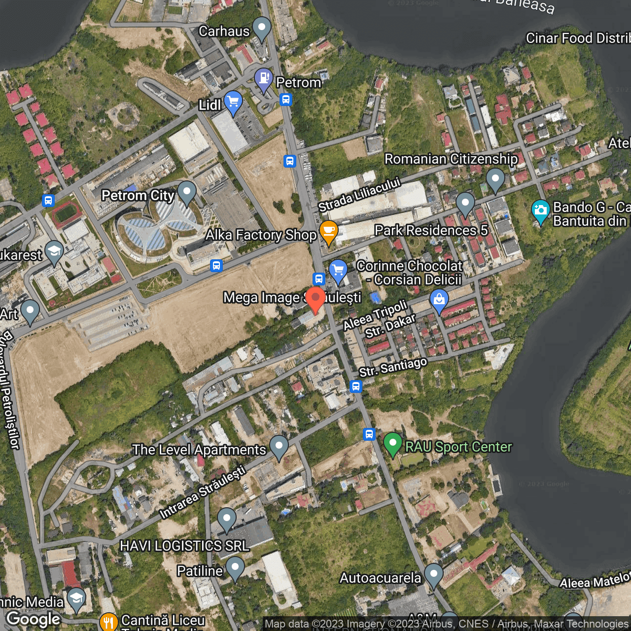 Poza harta hybrid, zoom 16, adresa Bucuresti, Sector 1, Sos. Straulesti nr.3-5, , judetul