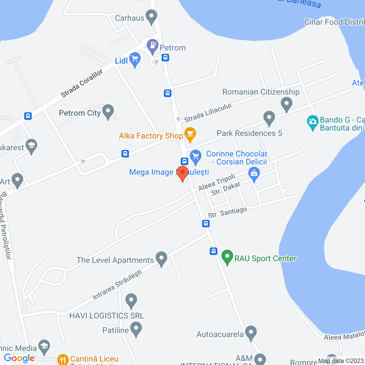 Poza harta streetview, zoom 16, adresa Bucuresti, Sector 1, Sos. Straulesti nr.3-5, , judetul