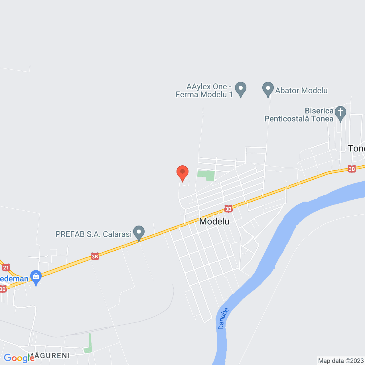 Poza harta streetview, zoom 14, adresa Modelu Calarasi, , judetul