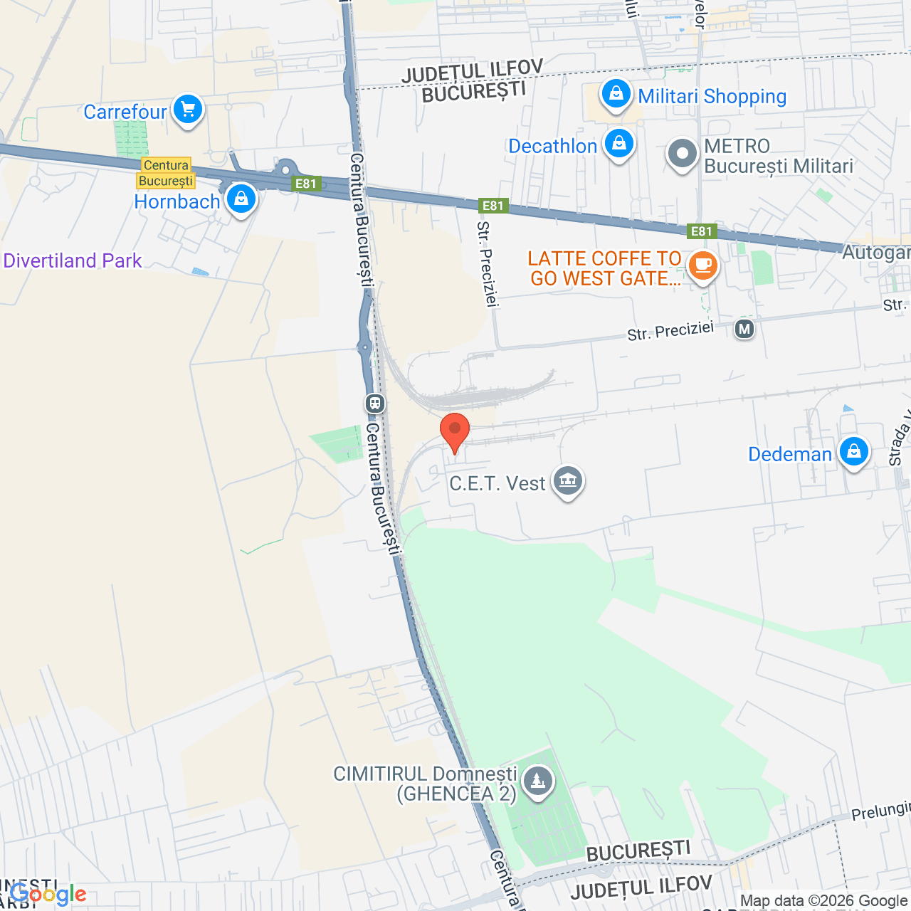 Poza harta streetview, zoom 14, adresa Bucuresti, pe Bd Timisoara nr 108A, , judetul