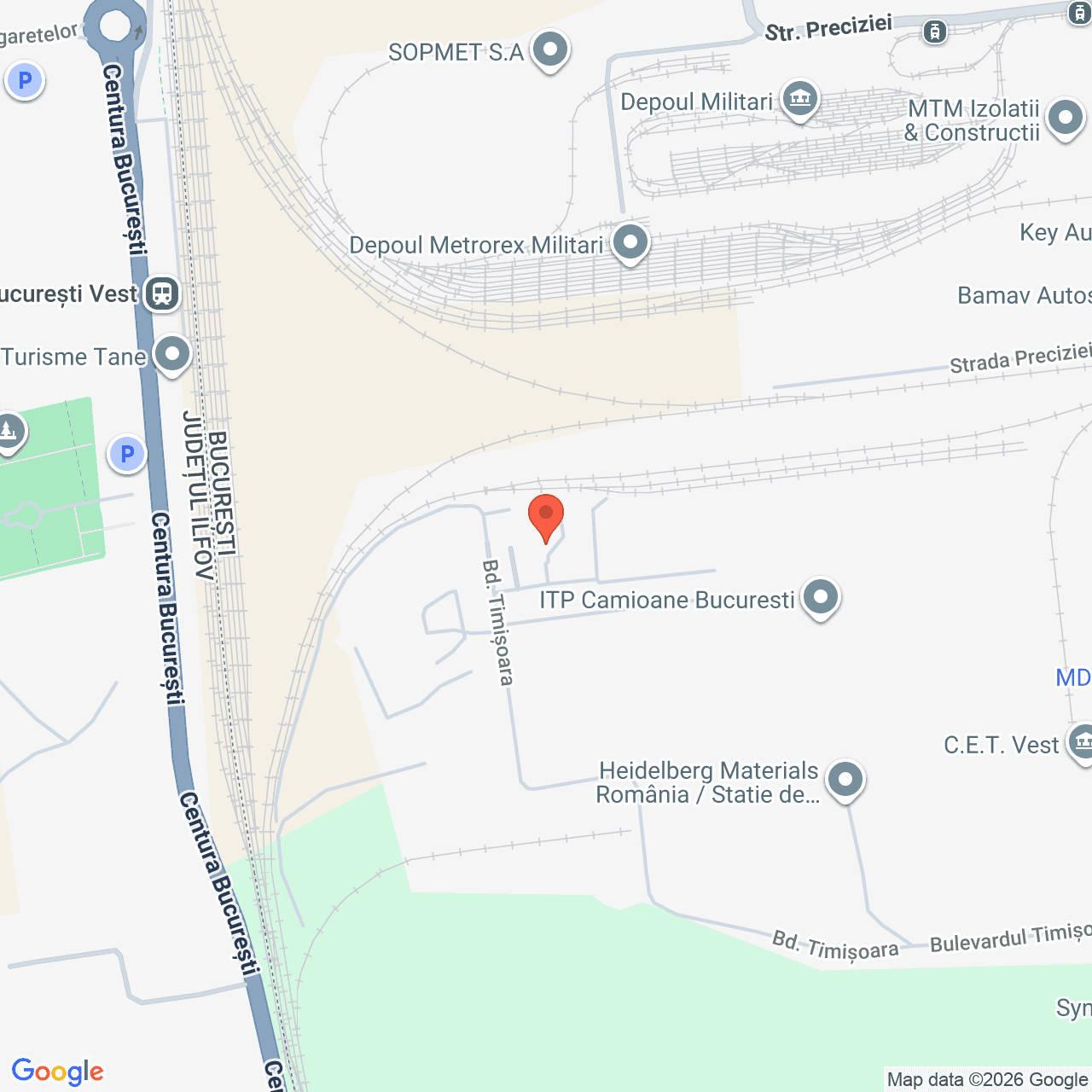 Poza harta streetview, zoom 16, adresa Bucuresti, pe Bd Timisoara nr 108A, , judetul