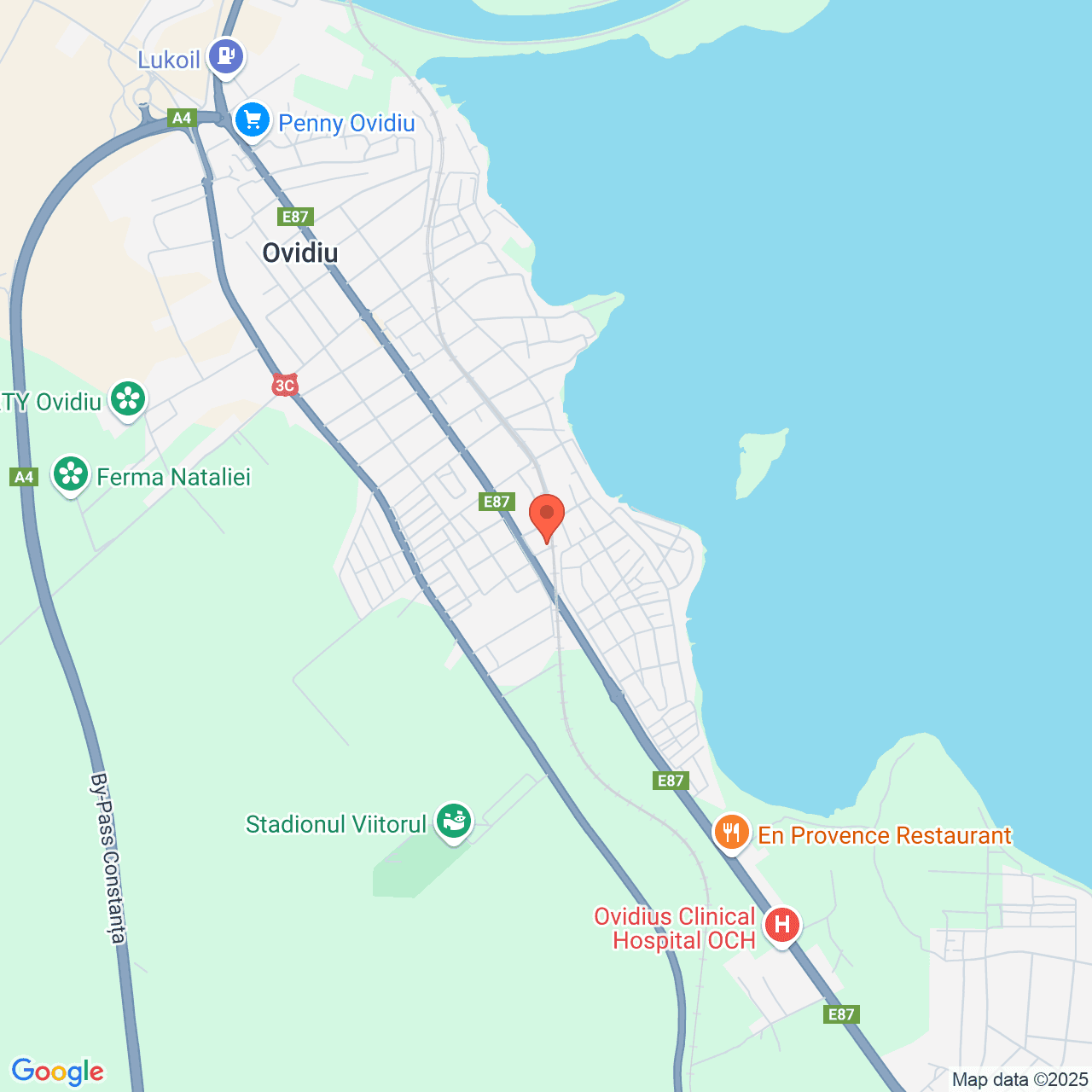 Poza harta streetview, zoom 14, adresa Soseaua Nationala nr.2 Ovidiu Constanta, , judetul