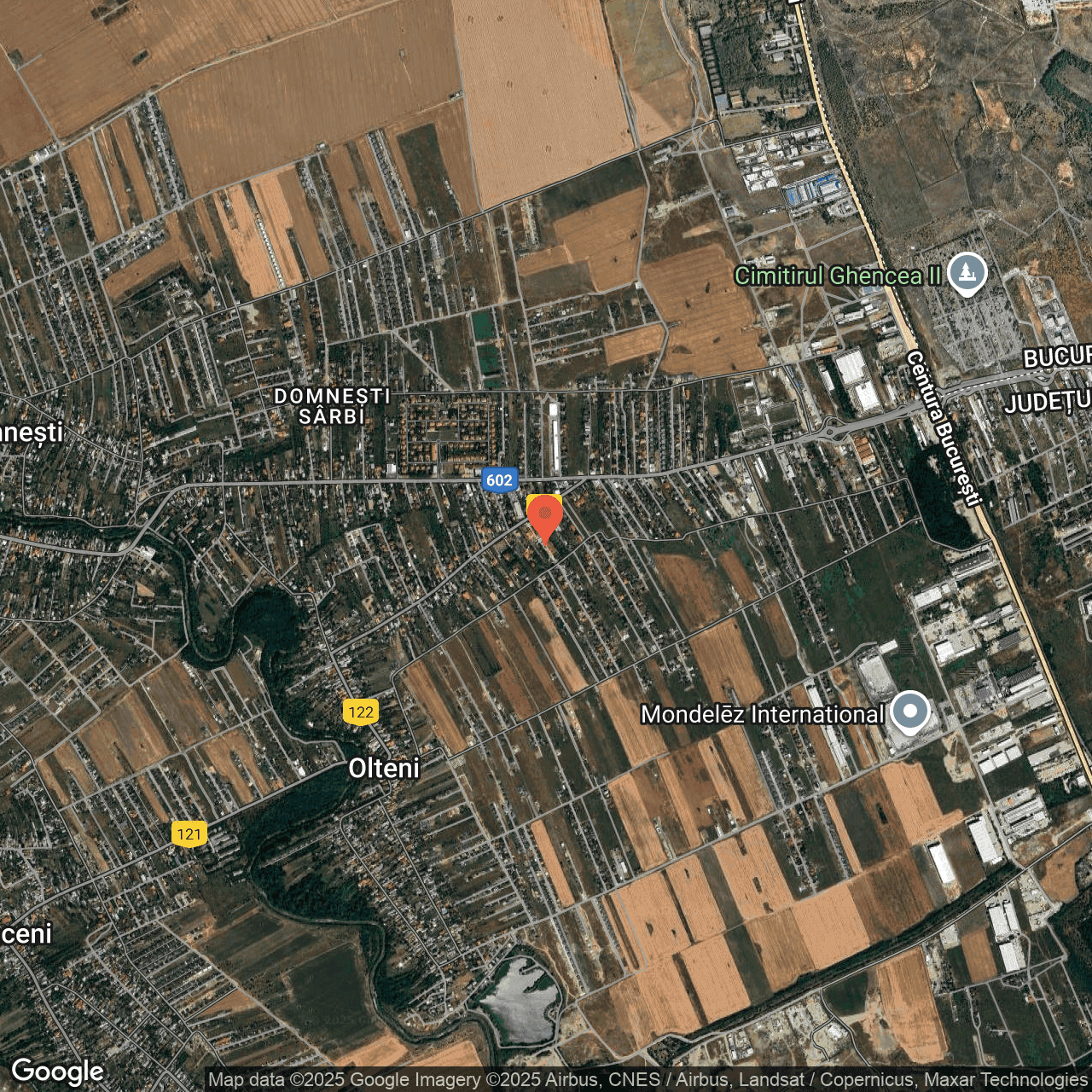 Poza harta hybrid, zoom 14, adresa Clinceni, sat Ciurari-Olteni, str. Putul Olteni nr. 70, , judetul