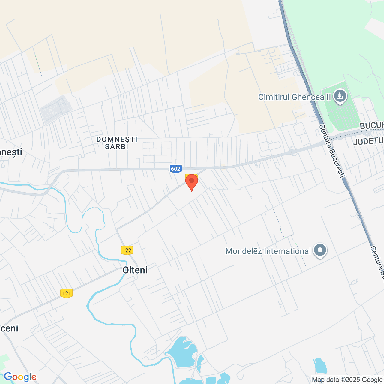 Poza harta streetview, zoom 14, adresa Clinceni, sat Ciurari-Olteni, str. Putul Olteni nr. 70, , judetul