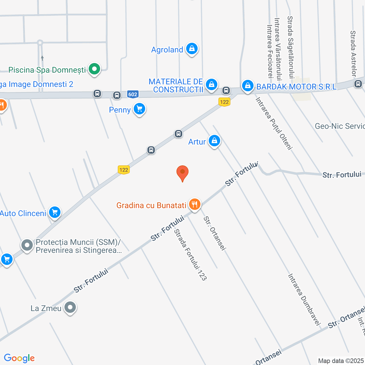 Poza harta streetview, zoom 16, adresa Clinceni, sat Ciurari-Olteni, str. Putul Olteni nr. 70, , judetul