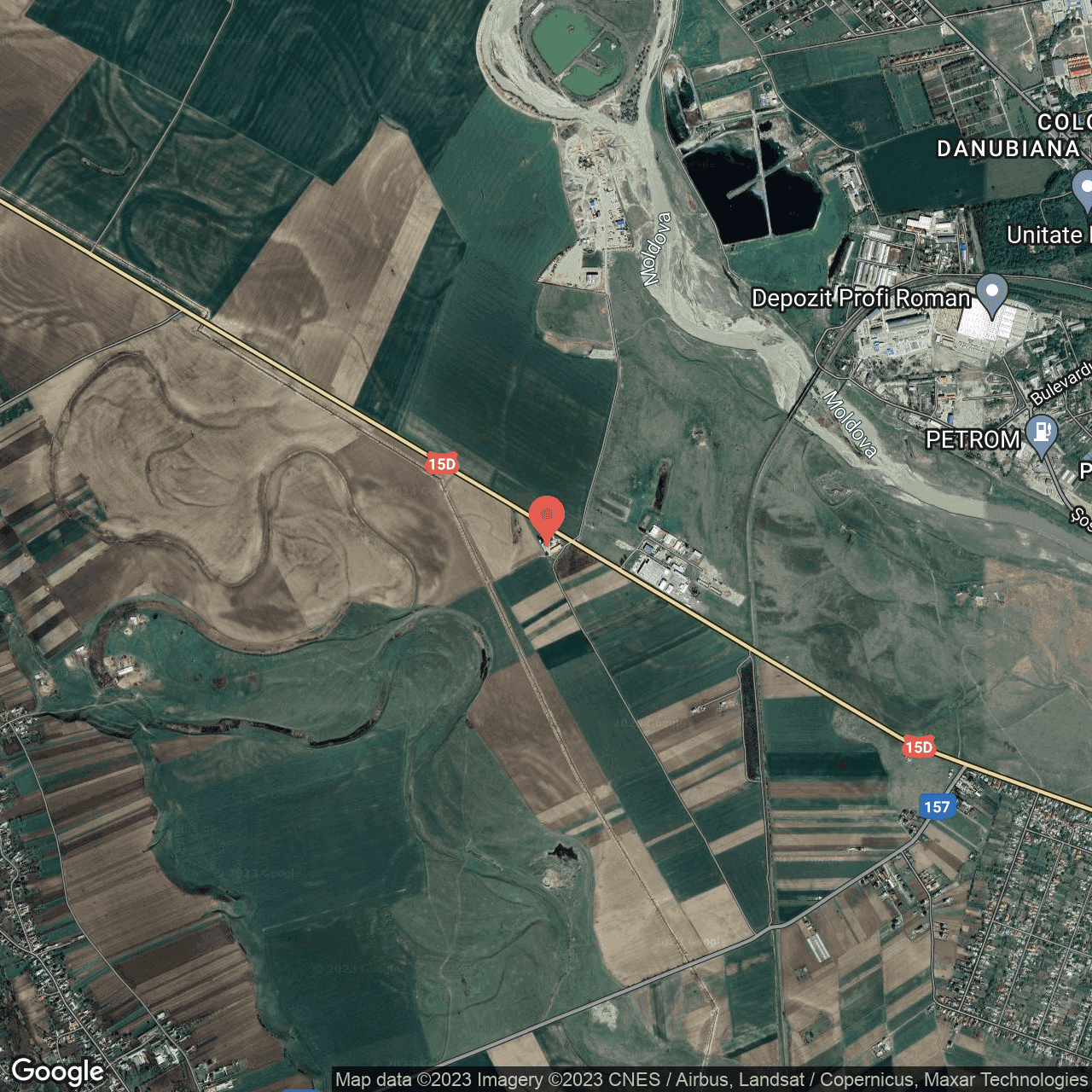 Poza harta hybrid, zoom 14, adresa Horia, jud. Neamț, , judetul