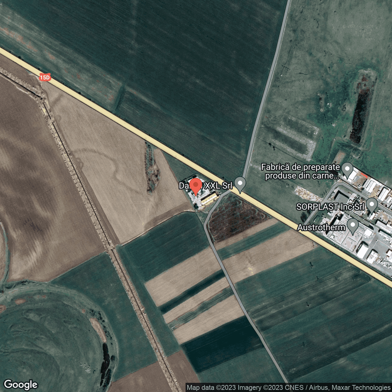 Poza harta hybrid, zoom 16, adresa Horia, jud. Neamț, , judetul