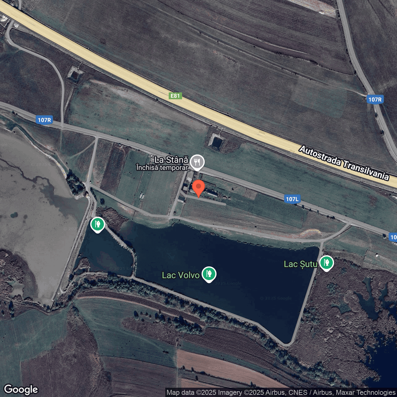 Poza harta hybrid, zoom 16, adresa Ciurila Cluj, , judetul