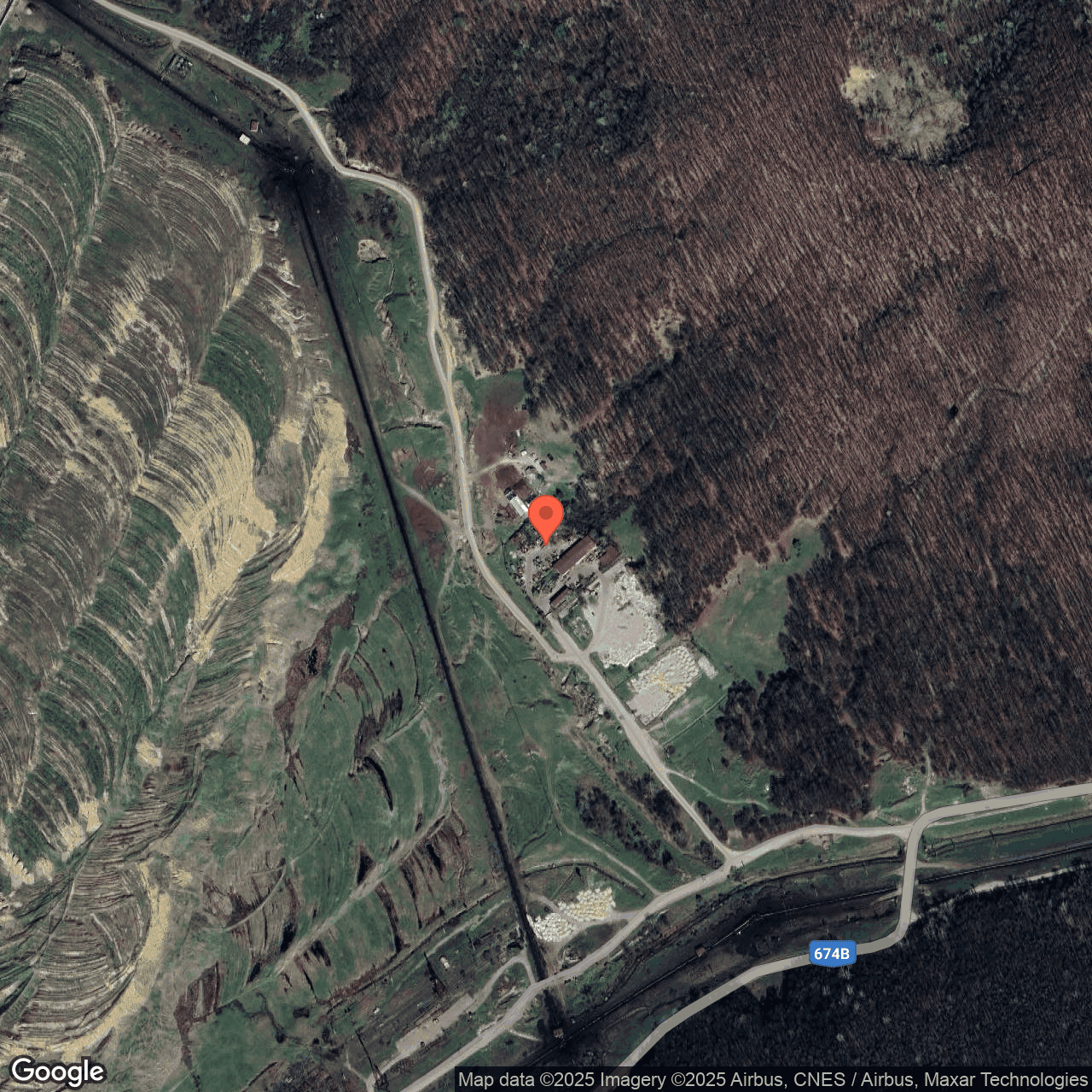 Poza harta hybrid, zoom 16, adresa Farcasesti Gorj, , judetul