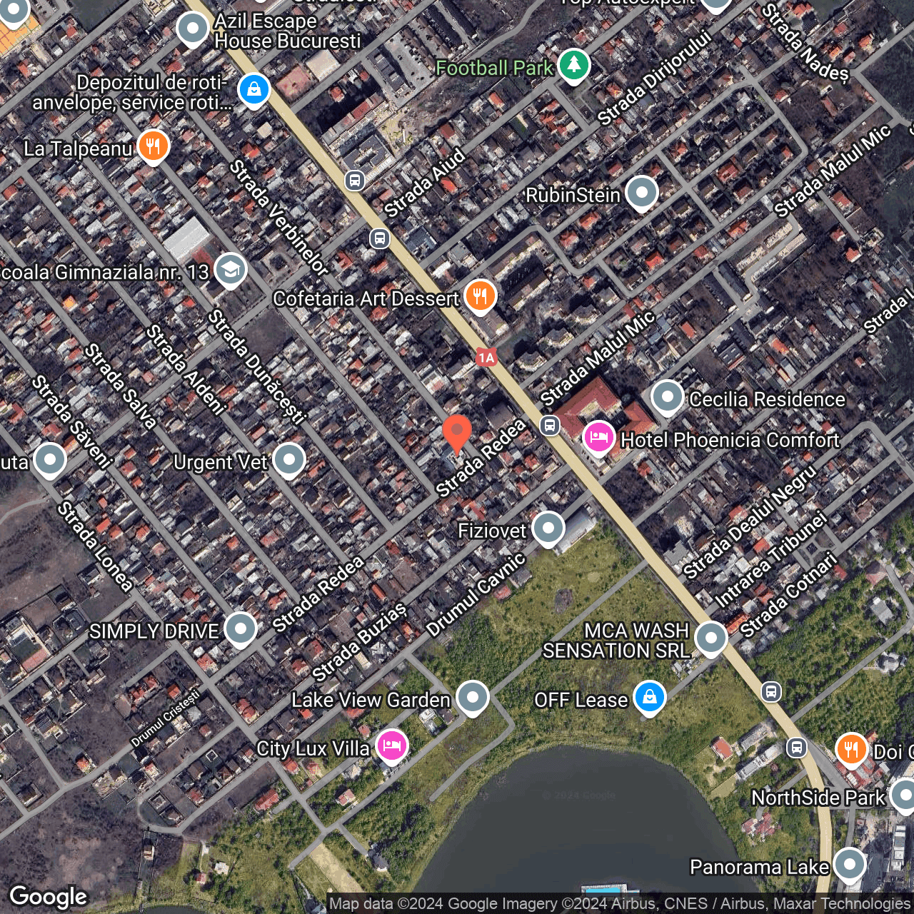 Poza harta hybrid, zoom 16, adresa Bucuresti, str. Verbinelor, nr.1-3, , judetul