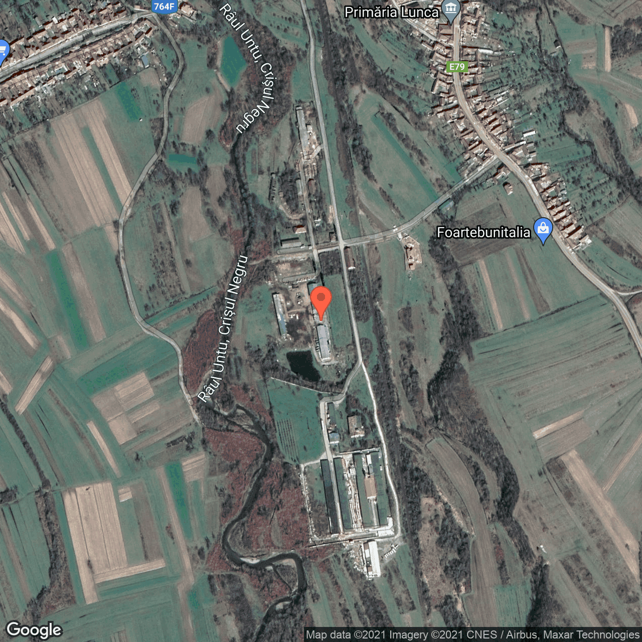 Poza harta hybrid, zoom 16, adresa Lunca, Lunca, judetul Bihor